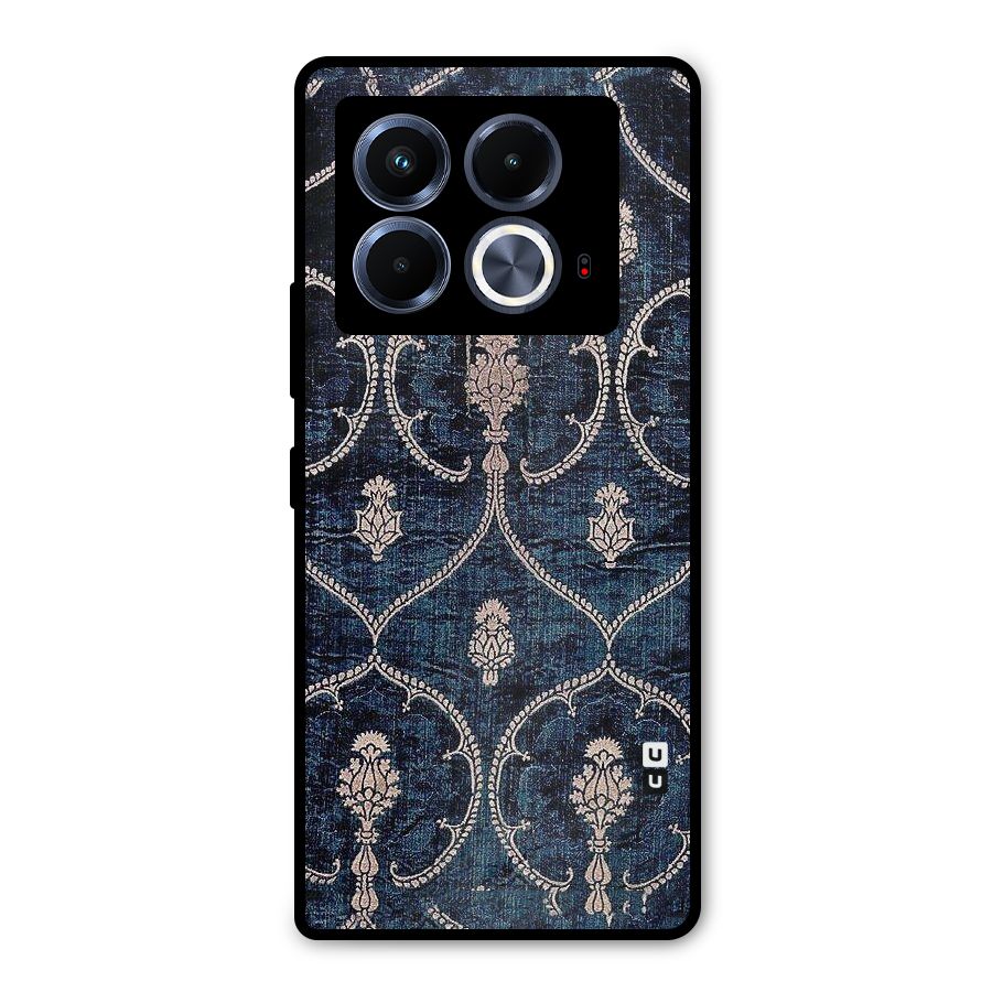 Blue Shade Rug Metal Back Case for Infinix Note 40 5G