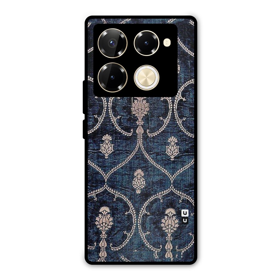 Blue Shade Rug Metal Back Case for Infinix Note 40 Pro