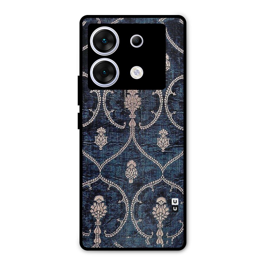 Blue Shade Rug Metal Back Case for Infinix Zero 30 5G