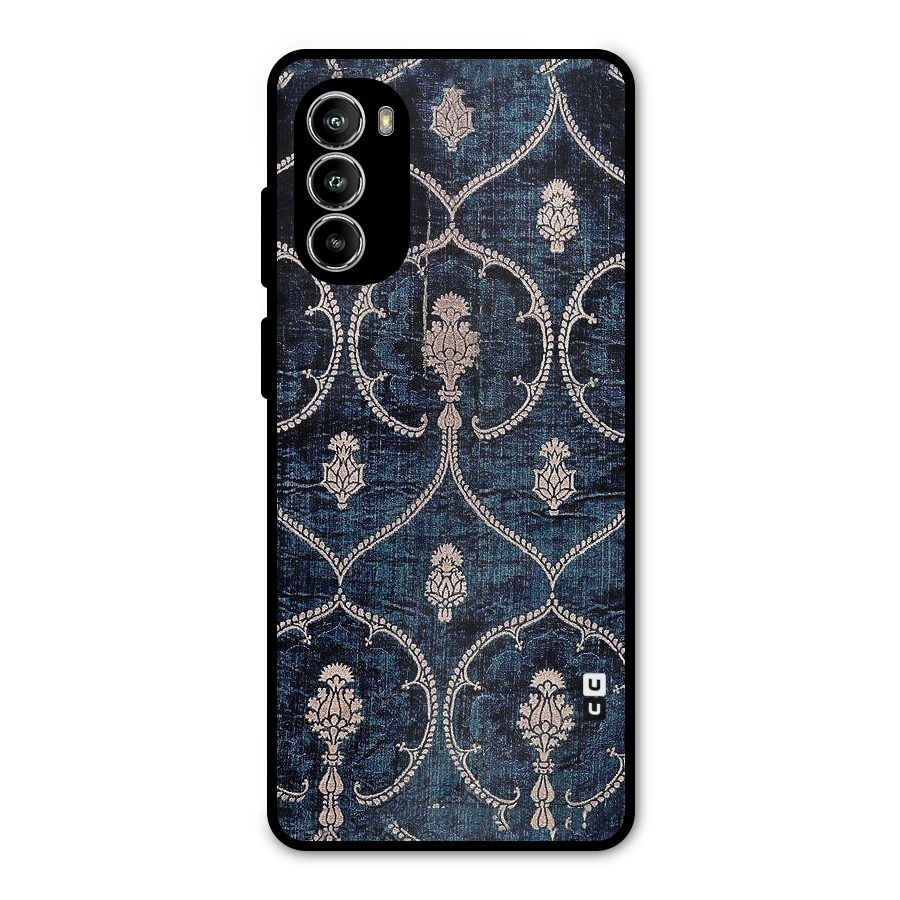 Blue Shade Rug Metal Back Case for Moto G82