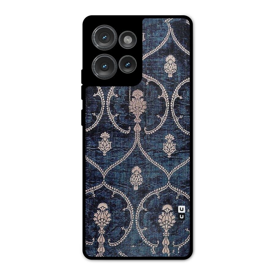 Blue Shade Rug Metal Back Case for Motorola Edge 50