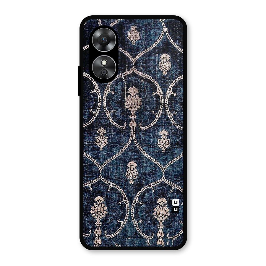 Blue Shade Rug Metal Back Case for Oppo A17