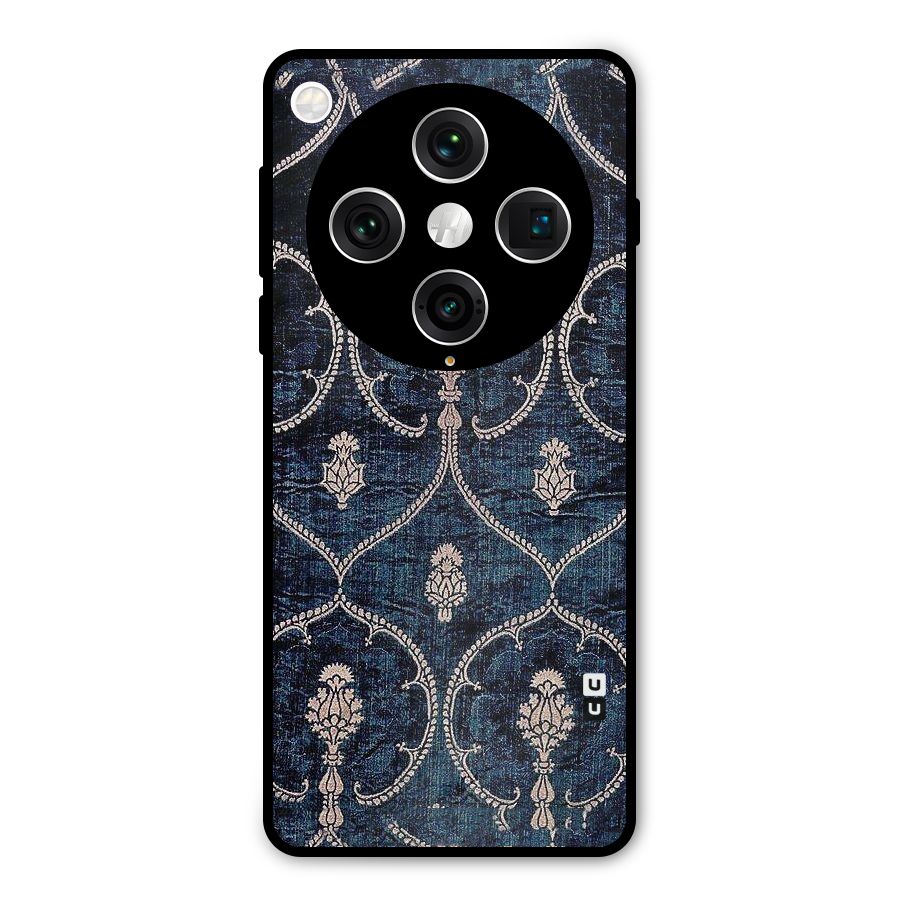 Blue Shade Rug Metal Back Case for Oppo Find X8 Pro