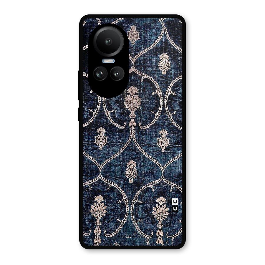 Blue Shade Rug Metal Back Case for Oppo Reno10 Pro