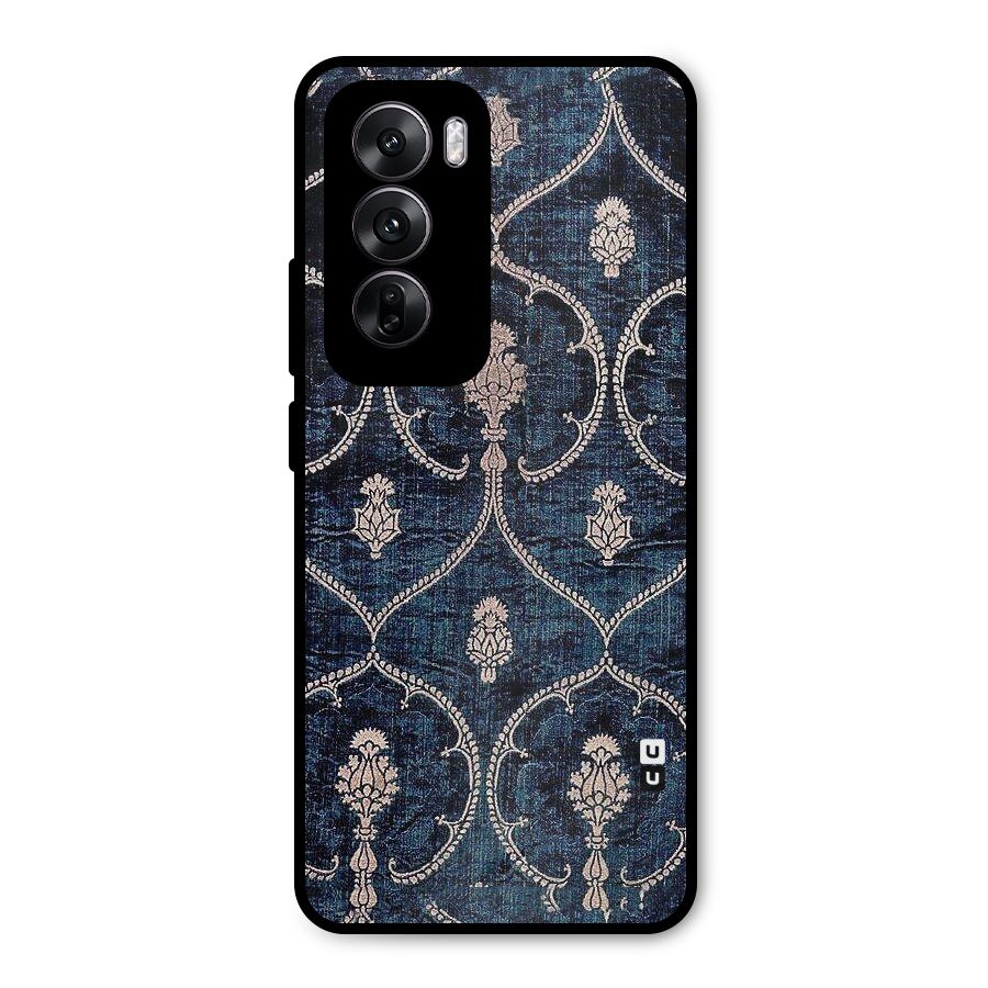Blue Shade Rug Metal Back Case for Oppo Reno12