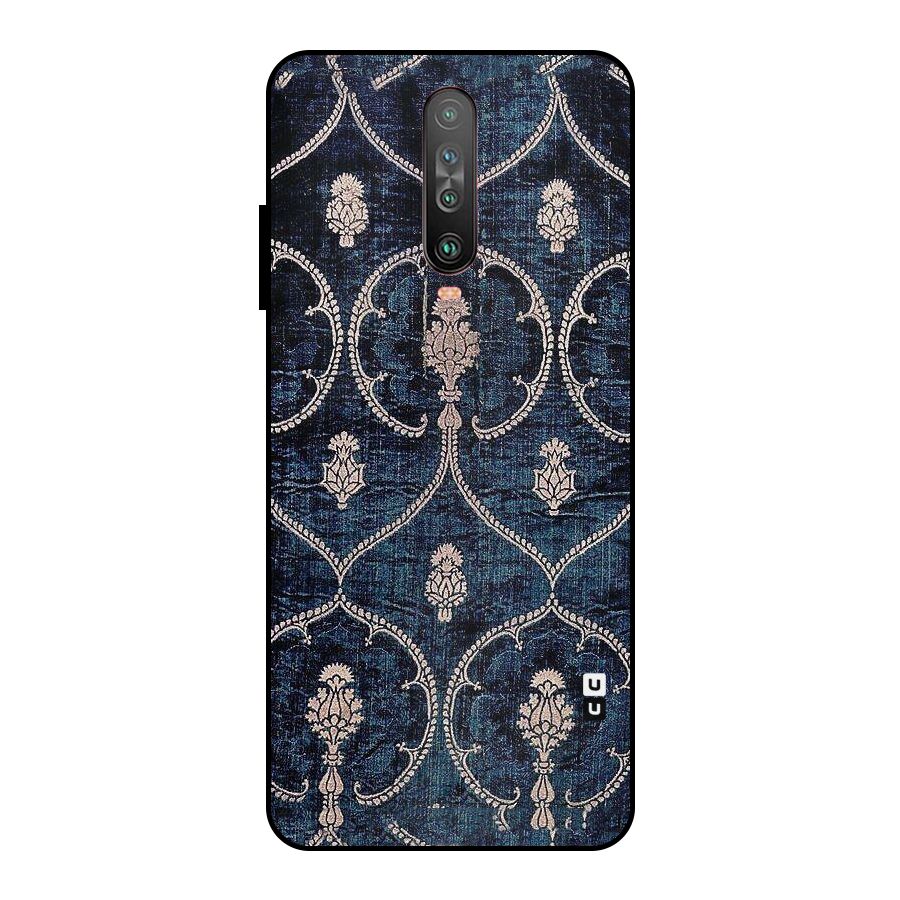 Blue Shade Rug Metal Back Case for Poco X2