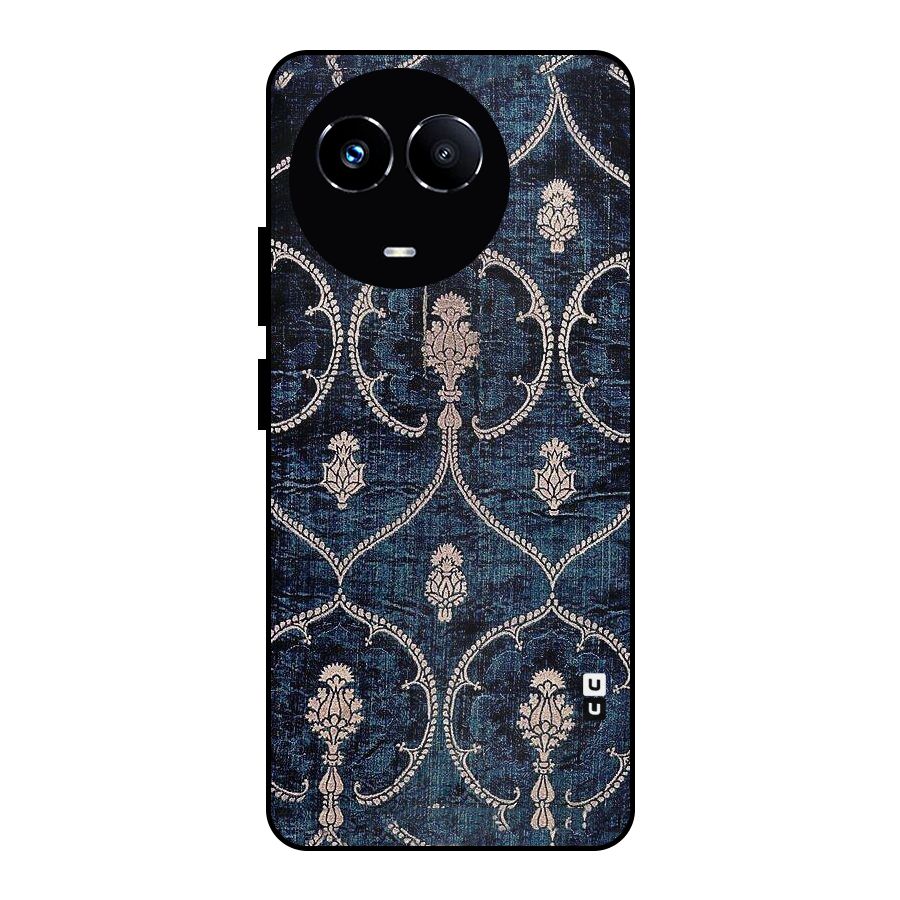 Blue Shade Rug Metal Back Case for Realme 11 5G