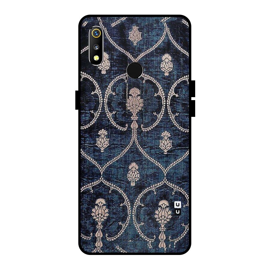 Blue Shade Rug Metal Back Case for Realme 3i