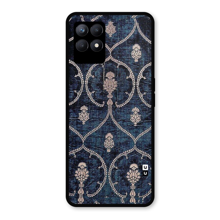 Blue Shade Rug Metal Back Case for Realme 8i