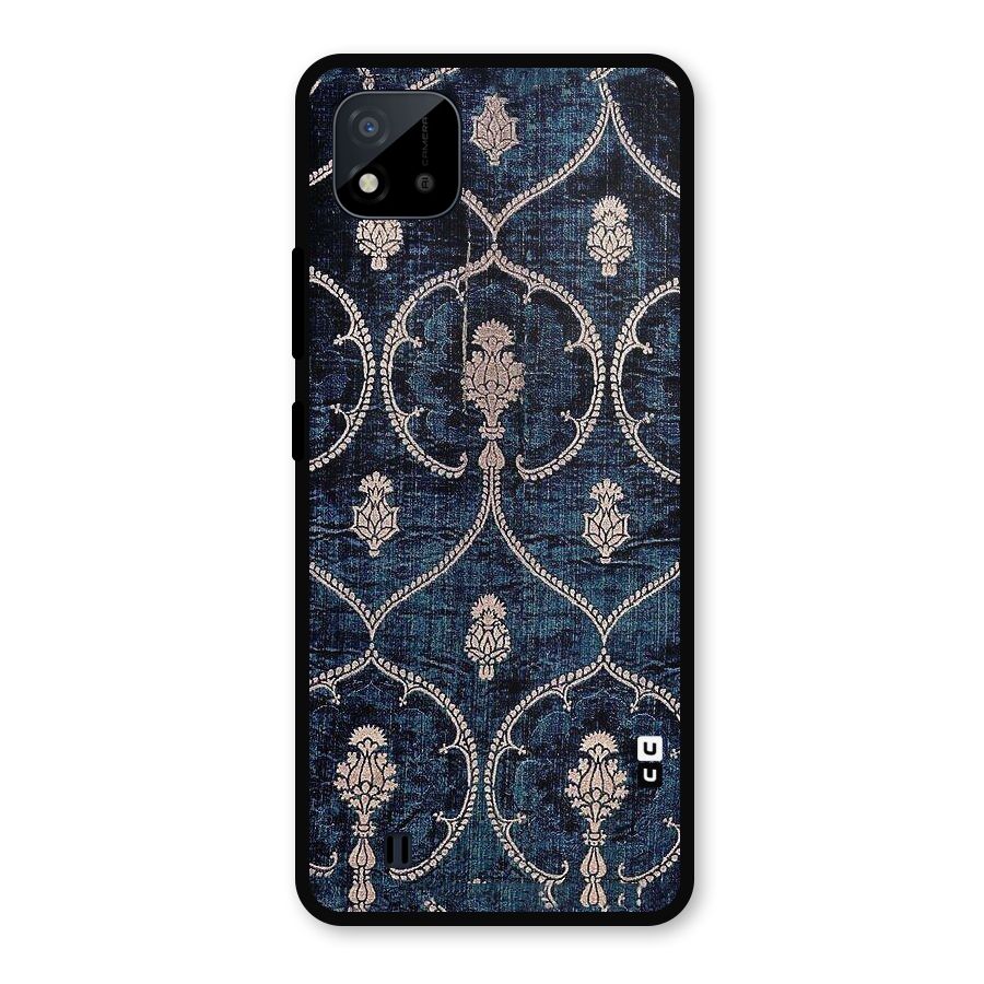Blue Shade Rug Metal Back Case for Realme C11 2021