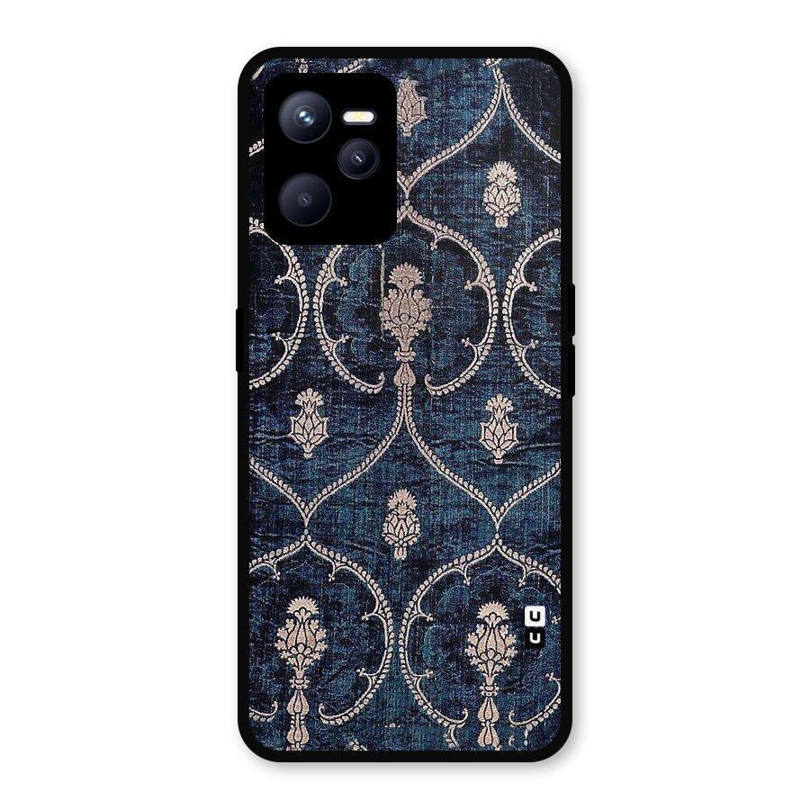 Blue Shade Rug Metal Back Case for Realme C35