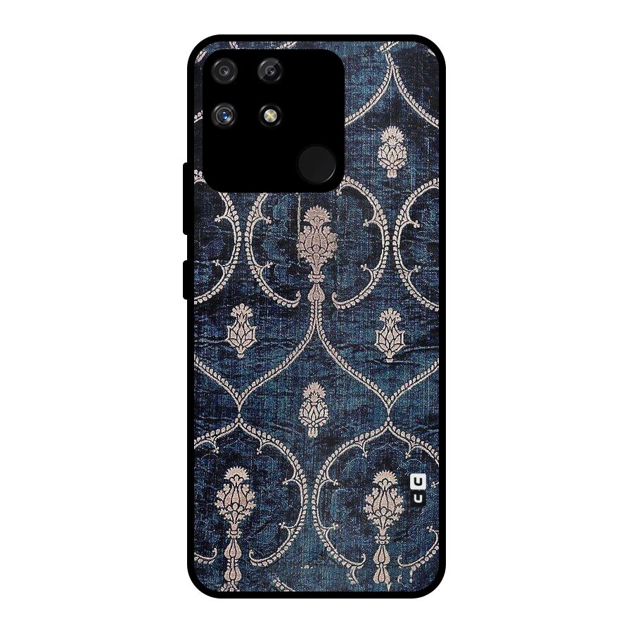 Blue Shade Rug Metal Back Case for Realme Narzo 50A