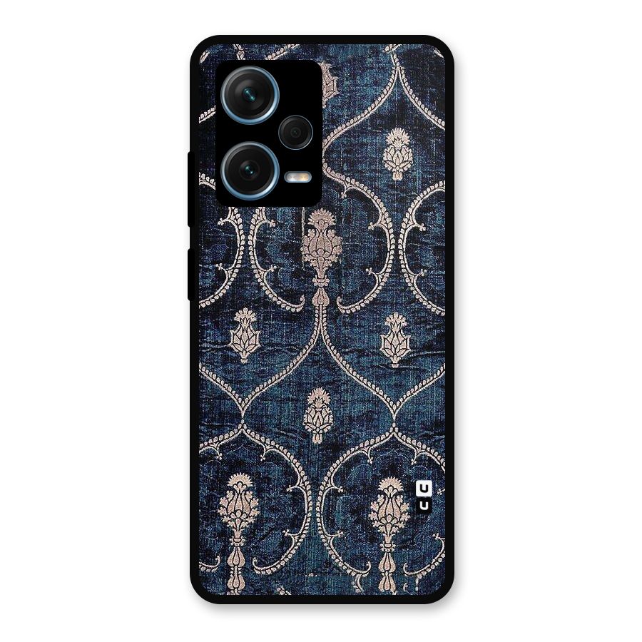 Blue Shade Rug Metal Back Case for Redmi Note 12 Pro Plus 5G
