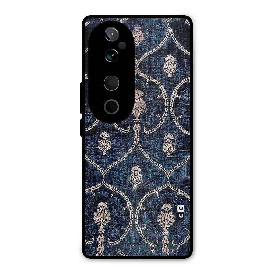 Blue Shade Rug Metal Back Case for Vivo T3 Ultra