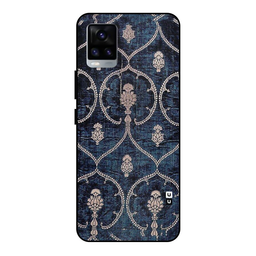 Blue Shade Rug Metal Back Case for Vivo V20