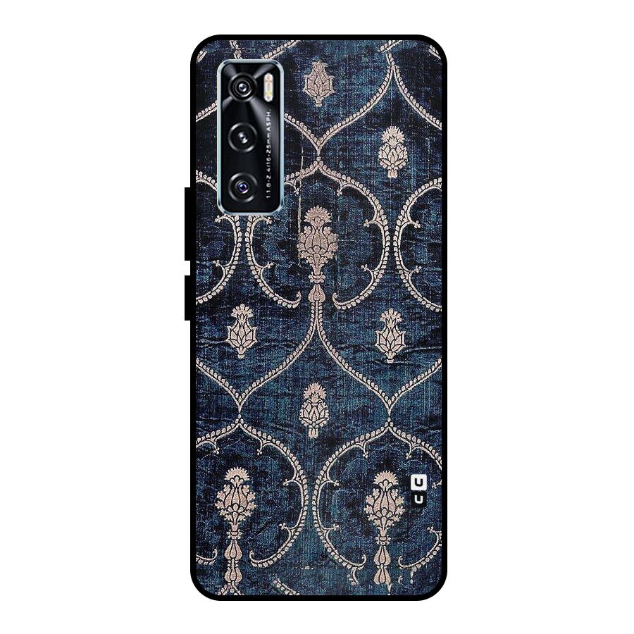 Blue Shade Rug Metal Back Case for Vivo V20 SE