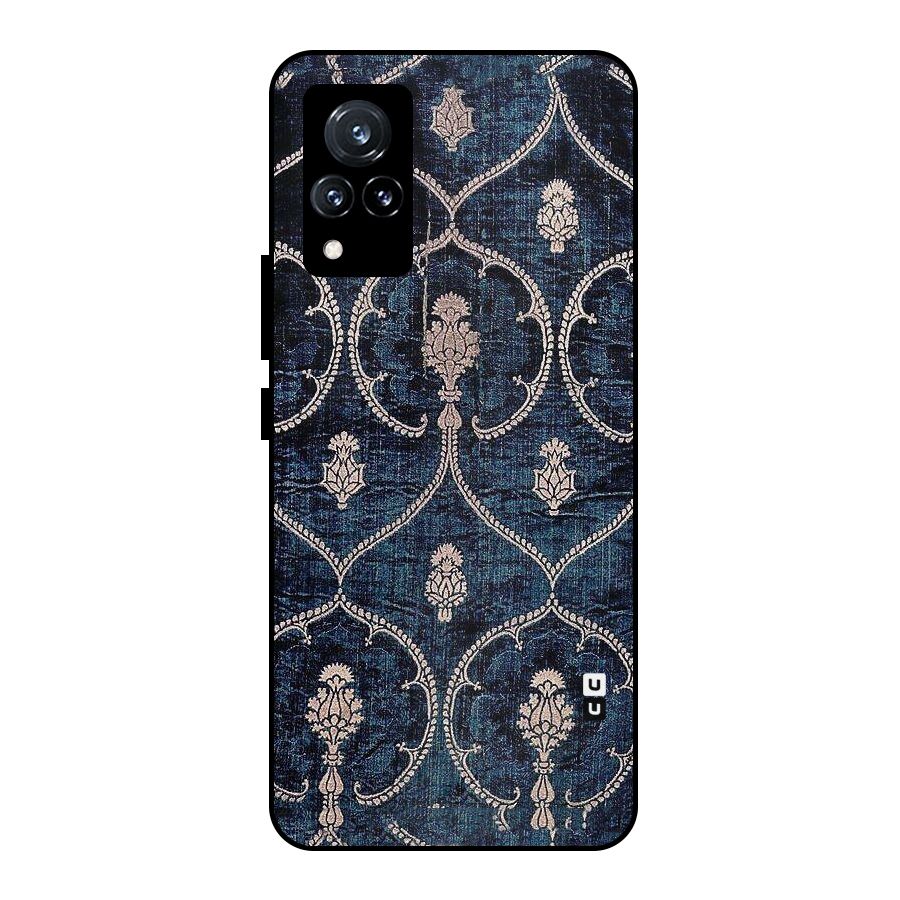 Blue Shade Rug Metal Back Case for Vivo V21 5G