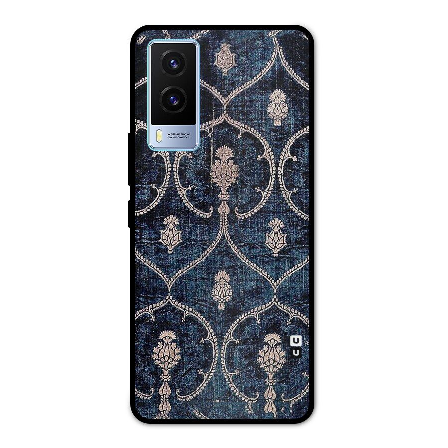Blue Shade Rug Metal Back Case for Vivo V21e 5G