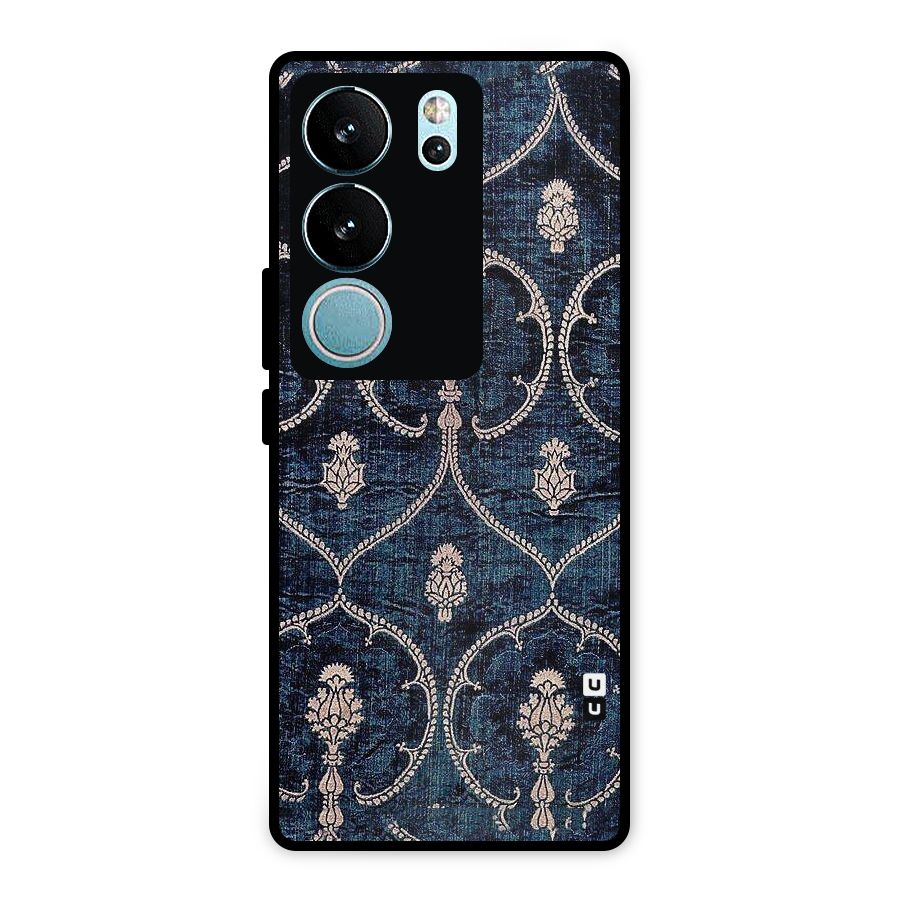 Blue Shade Rug Metal Back Case for Vivo V29 Pro