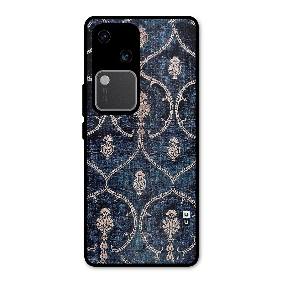 Blue Shade Rug Metal Back Case for Vivo V30