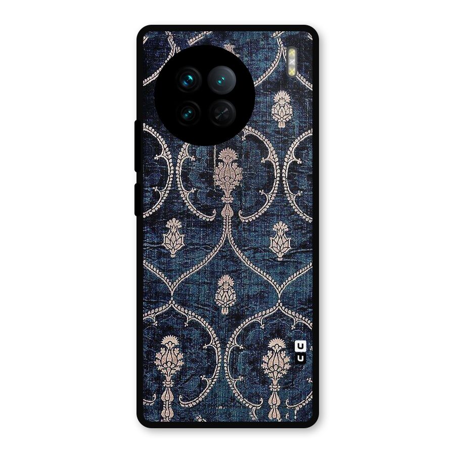 Blue Shade Rug Metal Back Case for Vivo X90