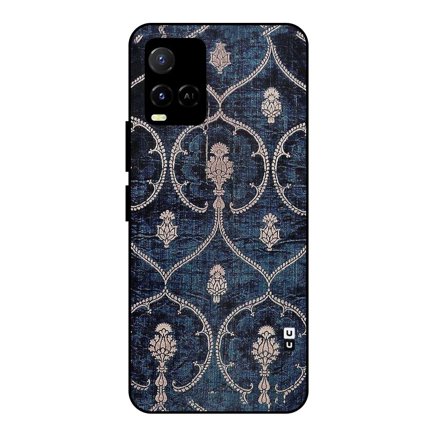 Blue Shade Rug Metal Back Case for Vivo Y21T