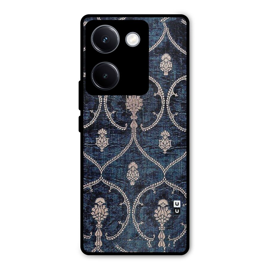 Blue Shade Rug Metal Back Case for Vivo Y300 Plus