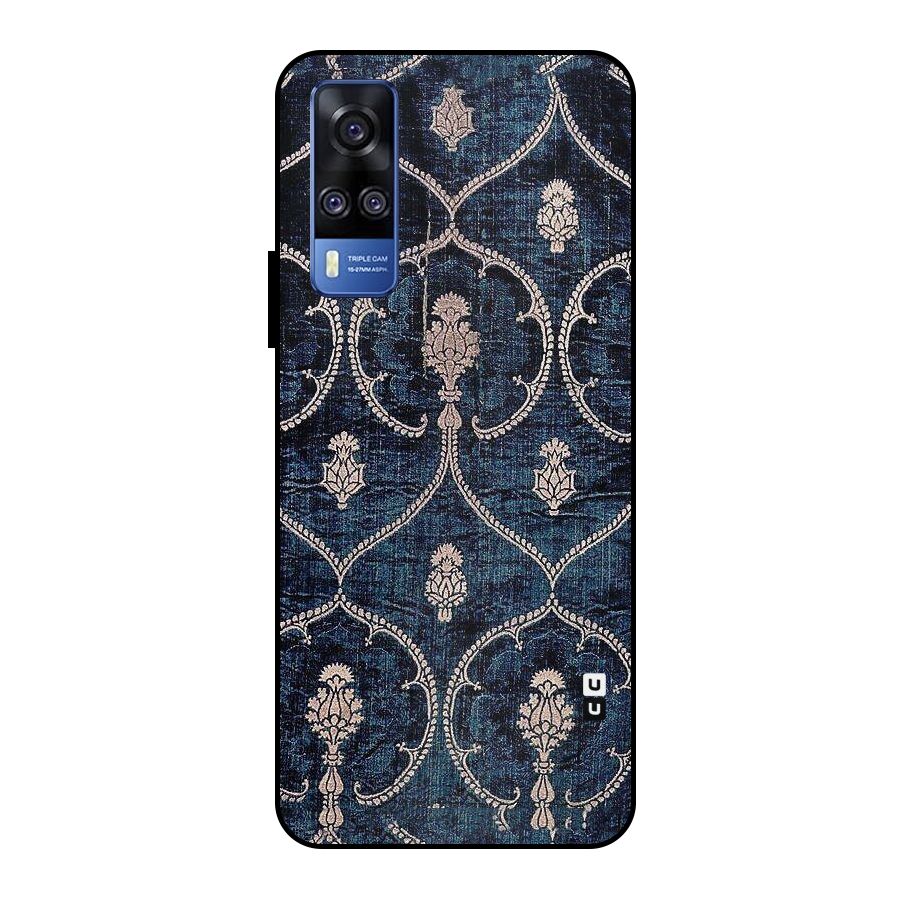 Blue Shade Rug Metal Back Case for Vivo Y51