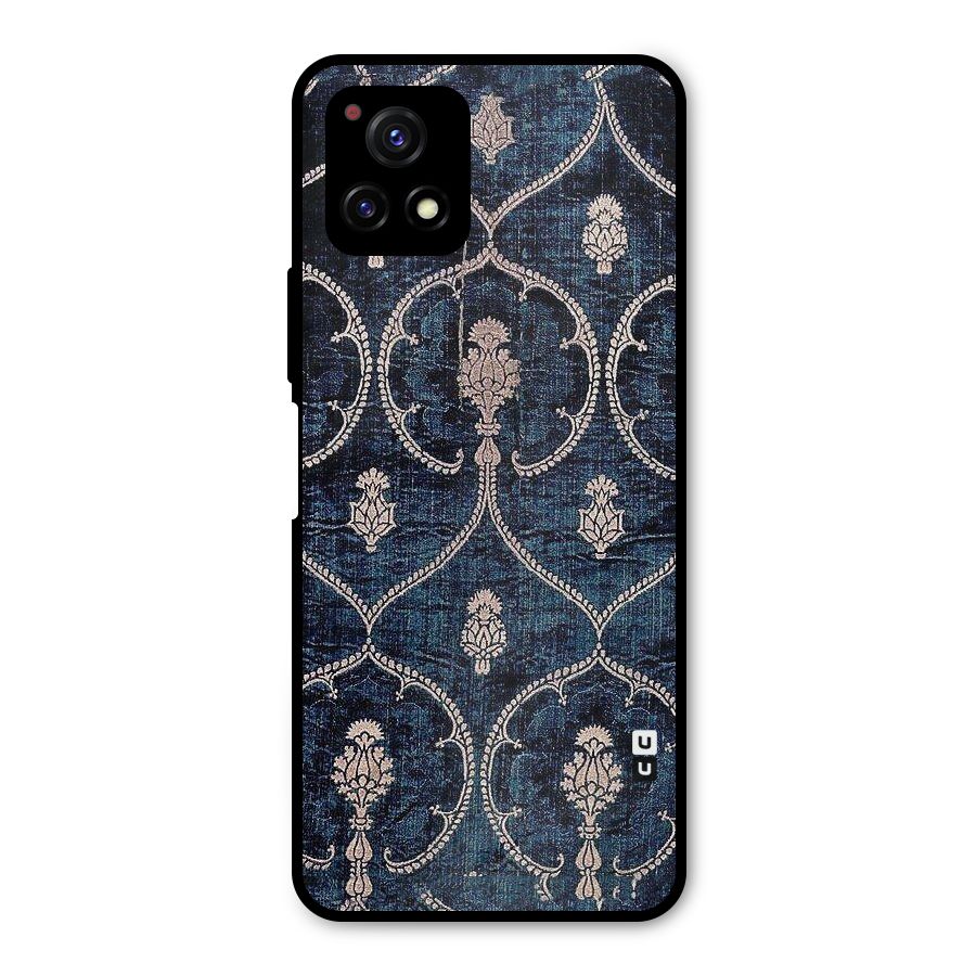 Blue Shade Rug Metal Back Case for Vivo Y72 5G