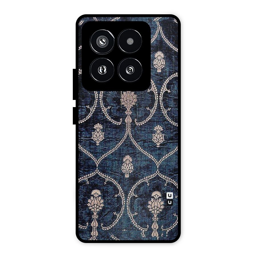 Blue Shade Rug Metal Back Case for Xiaomi 14 Pro
