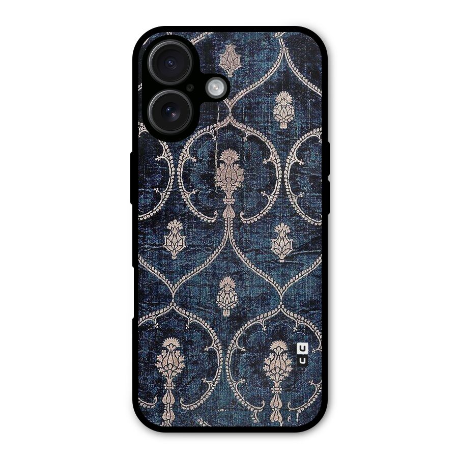 Blue Shade Rug Metal Back Case for iPhone 16