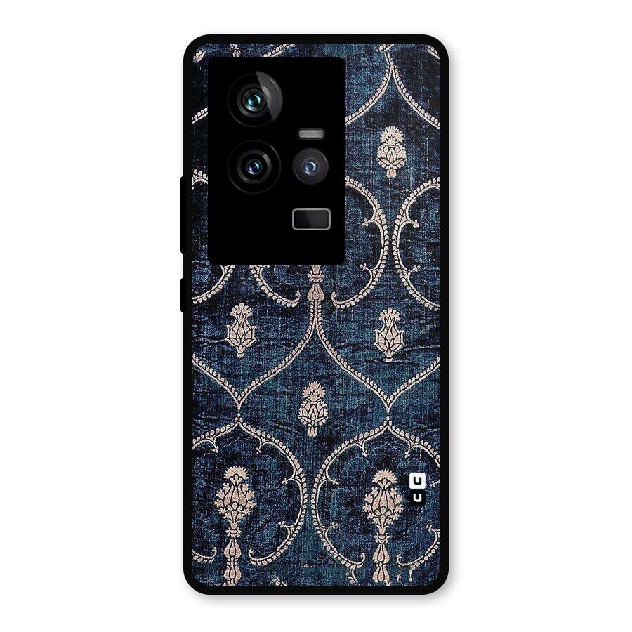 Blue Shade Rug Metal Back Case for iQOO 11 5G