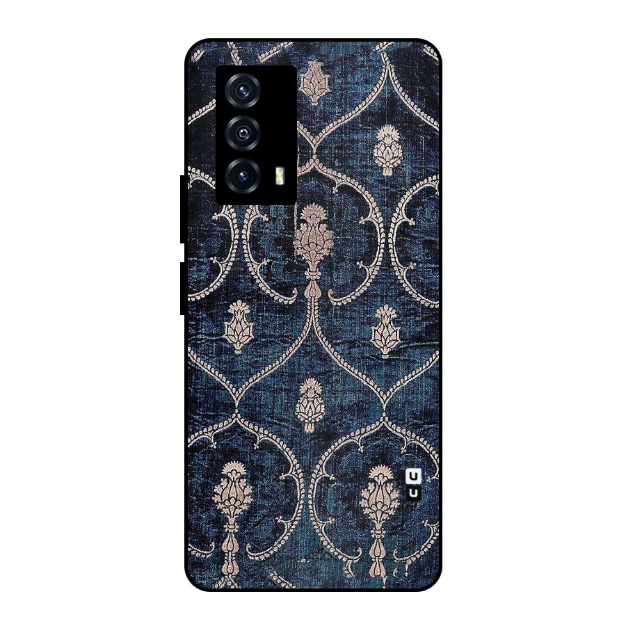 Blue Shade Rug Metal Back Case for iQOO Z5