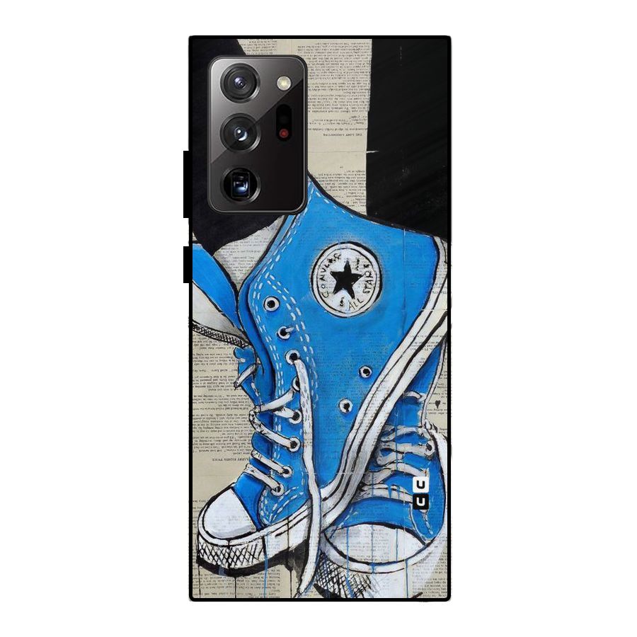 Blue Shoes Metal Back Case for Galaxy Note 20 Ultra 5G