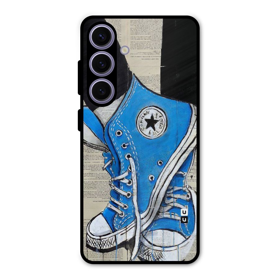 Blue Shoes Metal Back Case for Galaxy S24