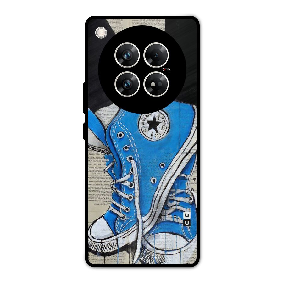Blue Shoes Metal Back Case for Infinix Zero 40 5G