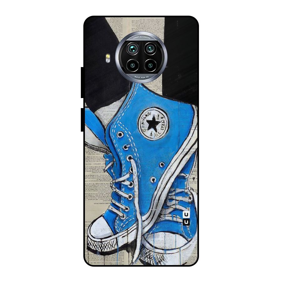 Blue Shoes Metal Back Case for Mi 10i