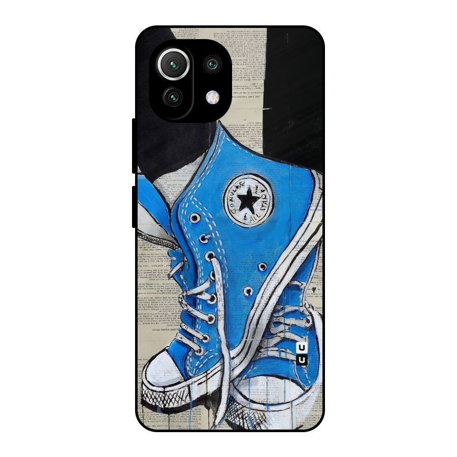 Blue Shoes Metal Back Case for Mi 11 Lite NE 5G