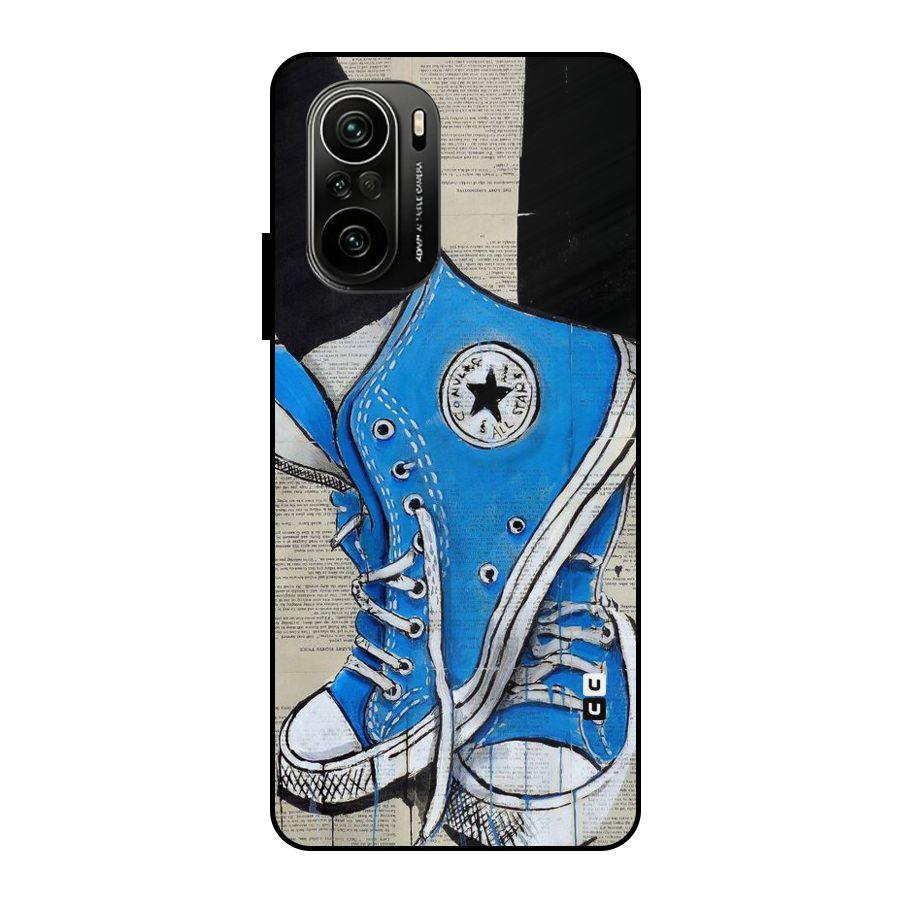 Blue Shoes Metal Back Case for Mi 11x