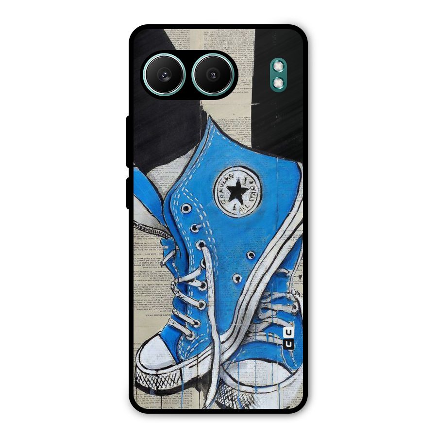 Blue Shoes Metal Back Case for OnePlus Nord 4