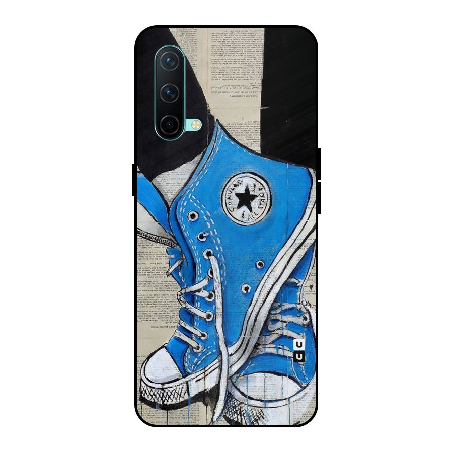 Blue Shoes Metal Back Case for OnePlus Nord CE 5G