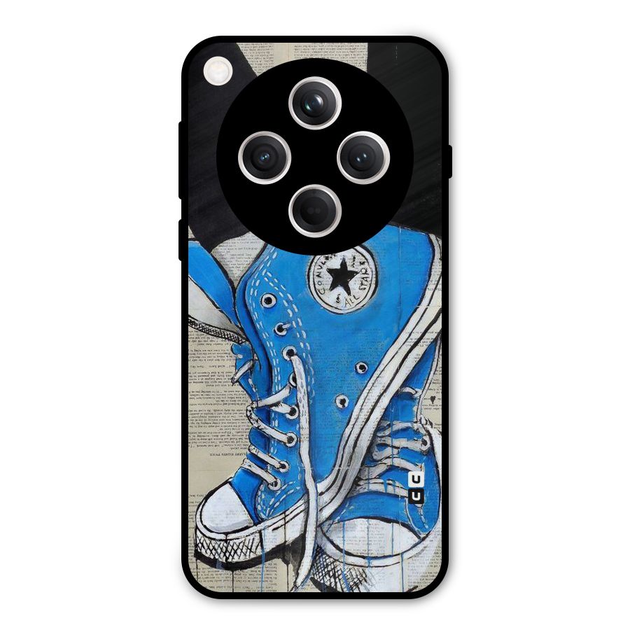 Blue Shoes Metal Back Case for Oppo Find X8