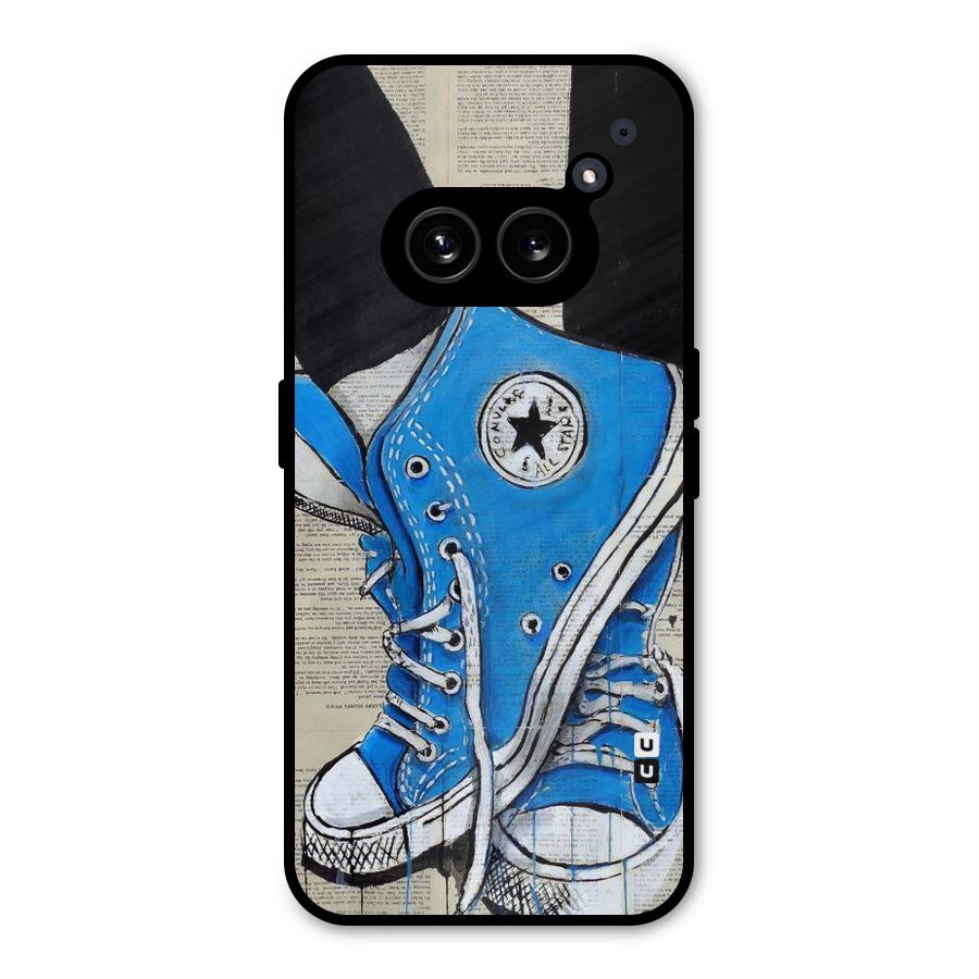 Blue Shoes Metal Back Case for Nothing Phone 2a