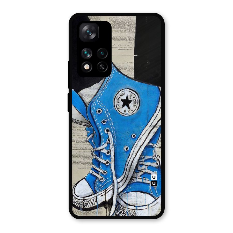 Blue Shoes Metal Back Case for Xiaomi 11i Hypercharge 5G