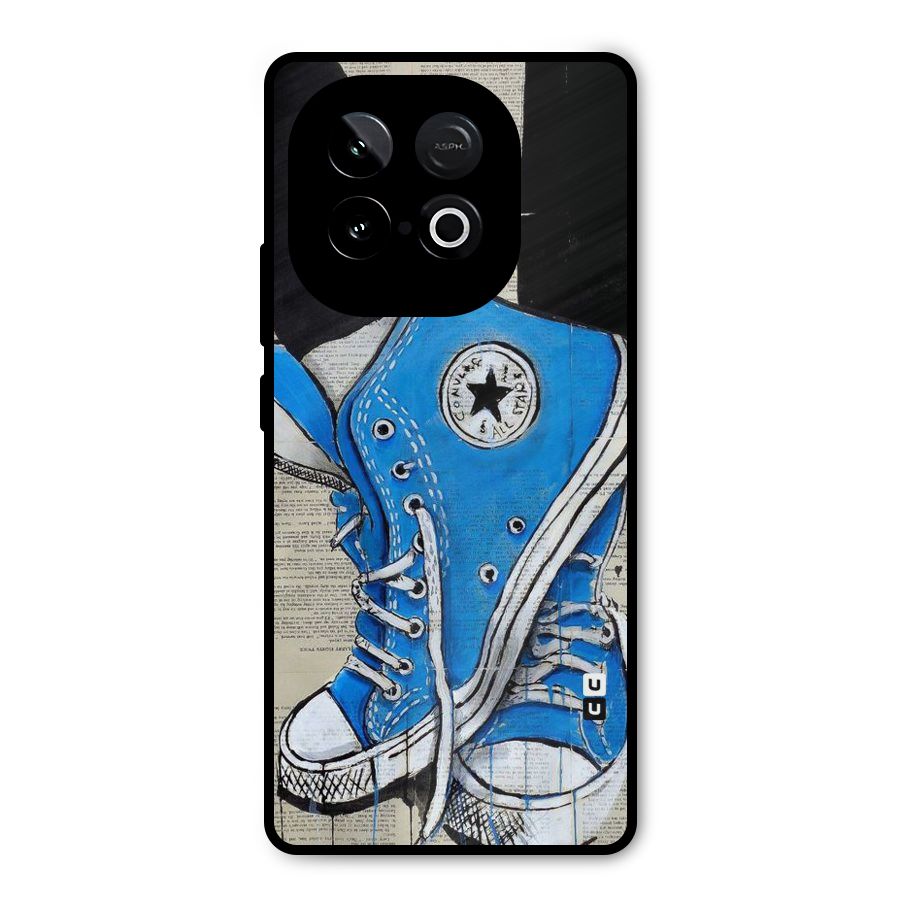 Blue Shoes Metal Back Case for iQOO Neo 10