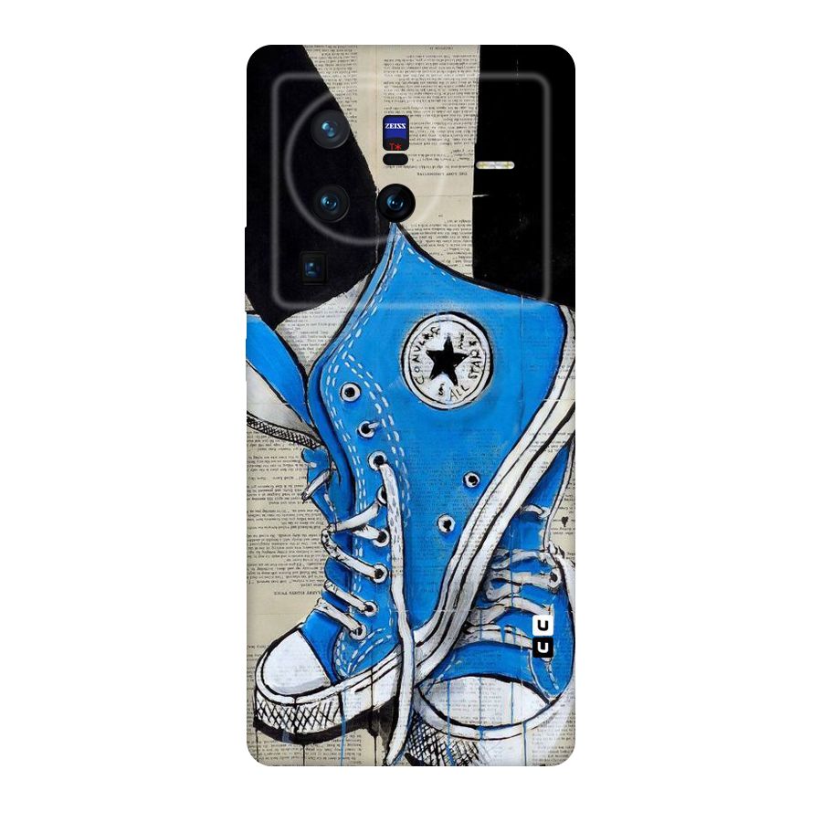 Blue Shoes Original Polycarbonate Back Case for Vivo X80