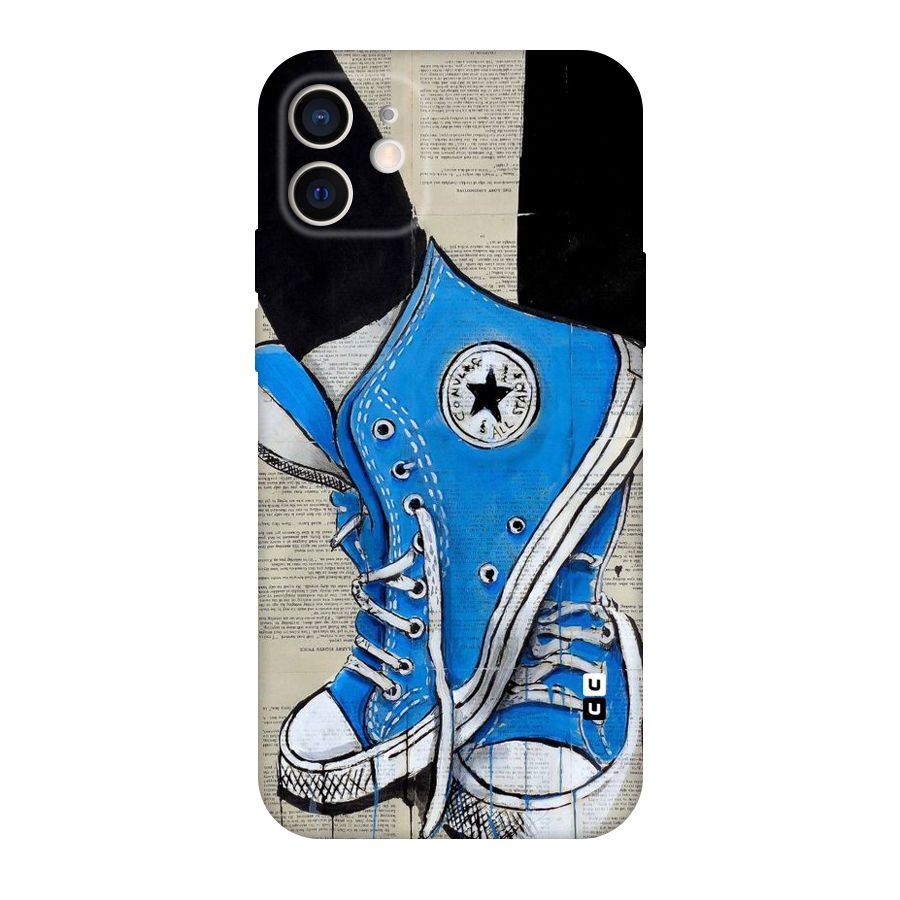 Blue Shoes Original Polycarbonate Back Case for iPhone 12