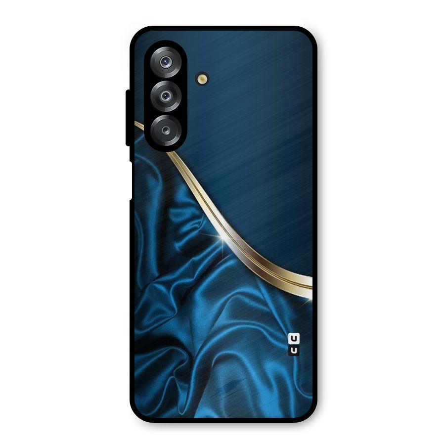 Blue Smooth Flow Metal Back Case for Galaxy A26