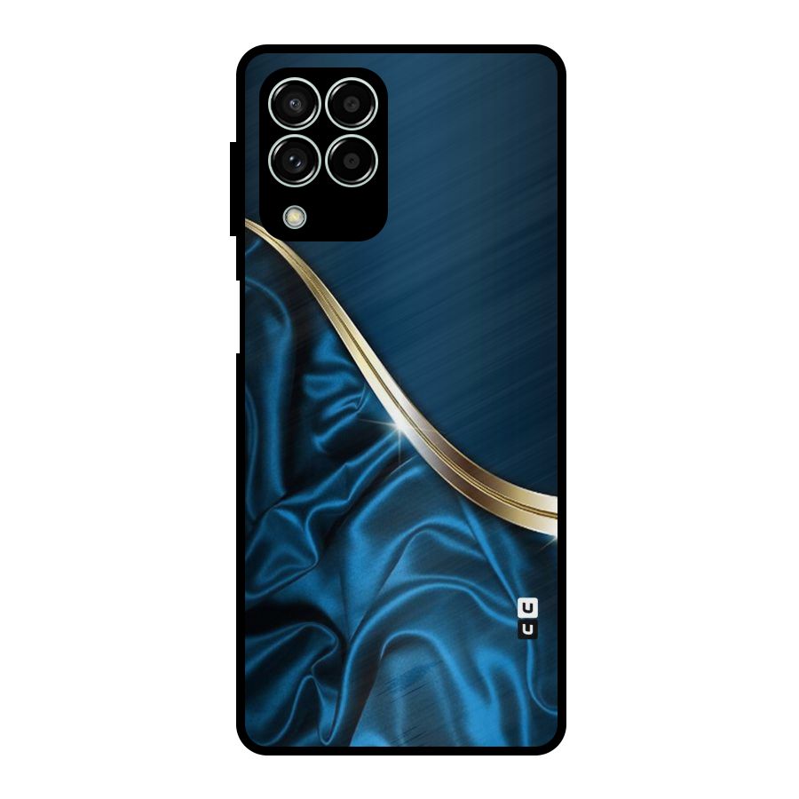 Blue Smooth Flow Metal Back Case for Galaxy M33