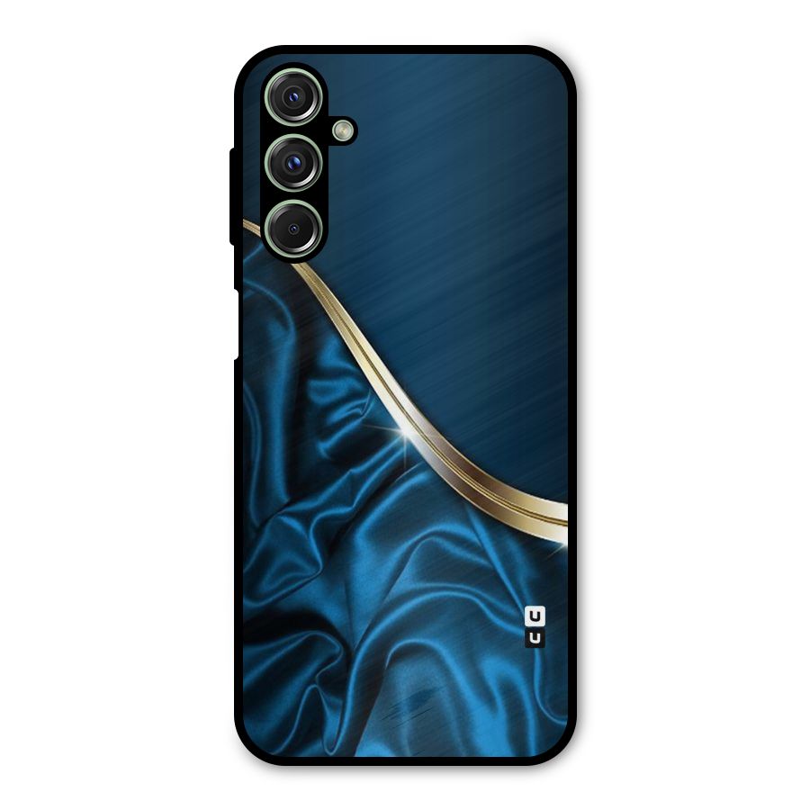 Blue Smooth Flow Metal Back Case for Galaxy M34
